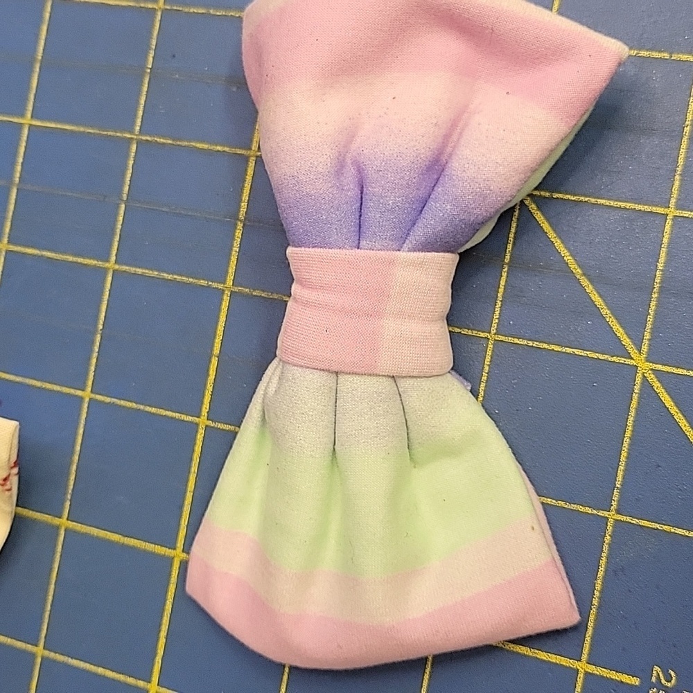 Bundle of 9 Fabric Hair Bows - Picture 9 of 11